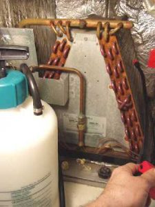 Cleaning Air Conditioner Unit Coils