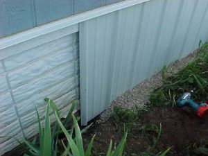 Mobile Home Skirting Pea Rock Base