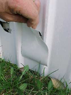 White Vinyl Skirting Repair Kit