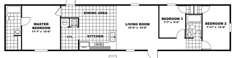 Mobile Home Floor Plans Single Wide & Double Wide