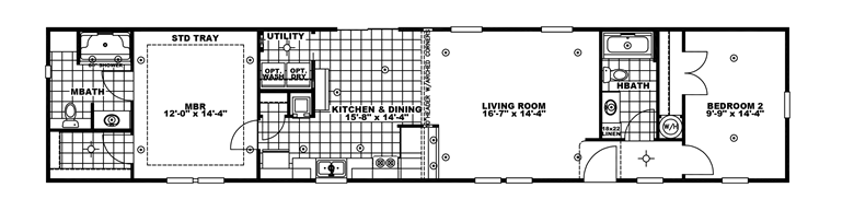 Mobile Home Floor Plans Single Wide Double Wide Manufactured