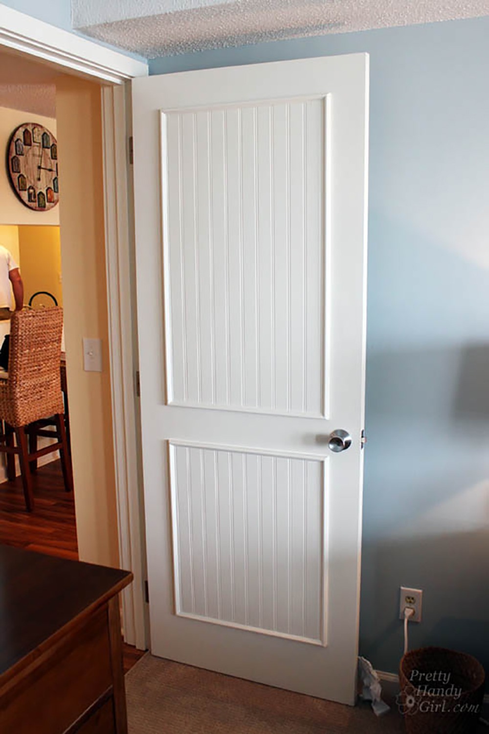 How to Add Decorative Molding to Flat Doors - Mobile Home Repair