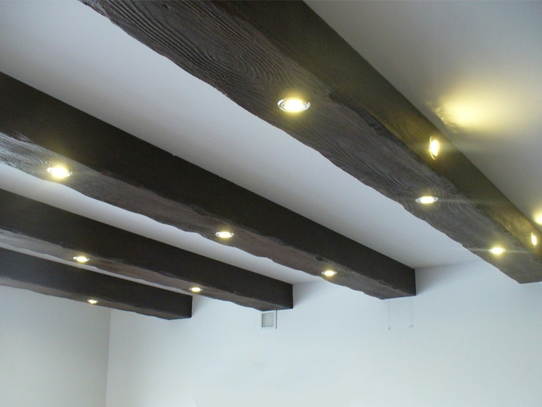 Adding Wood Beams To Your Home On A, Mobile Home Light Fixtures